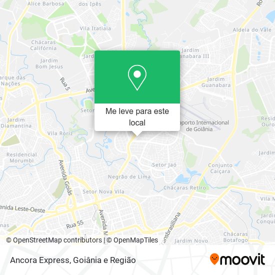 Ancora Express mapa