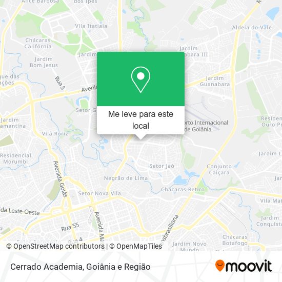 Cerrado Academia mapa