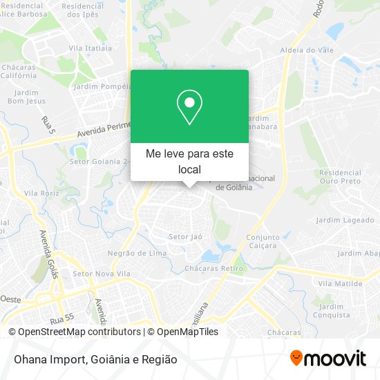 Ohana Import mapa