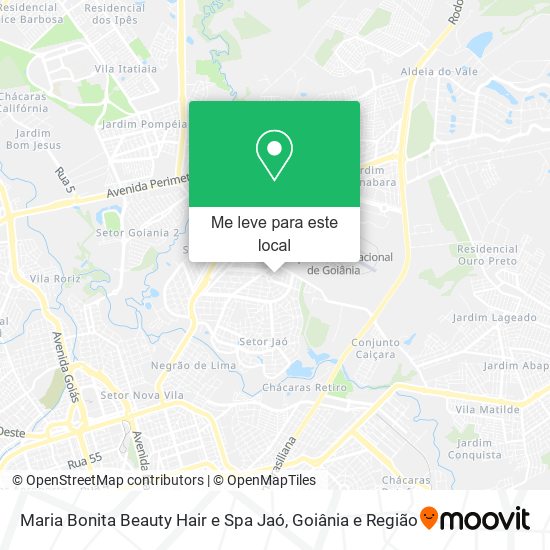 Maria Bonita Beauty Hair e Spa Jaó mapa