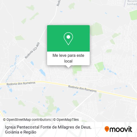 Igreja Pentecostal Fonte de Milagres de Deus mapa