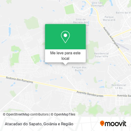 Atacadao do Sapato mapa