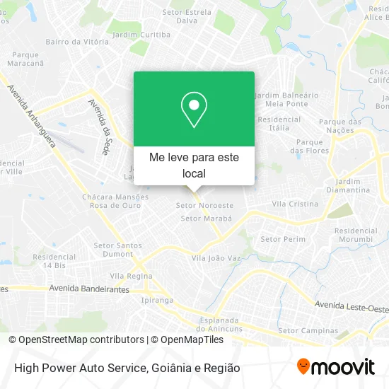 High Power Auto Service mapa