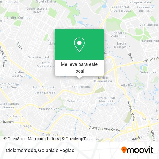 Ciclamemoda mapa
