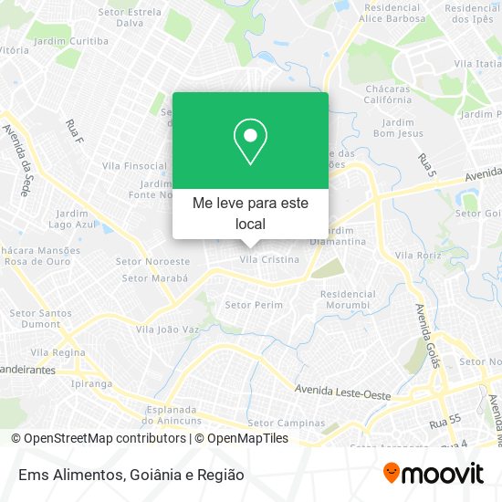 Ems Alimentos mapa