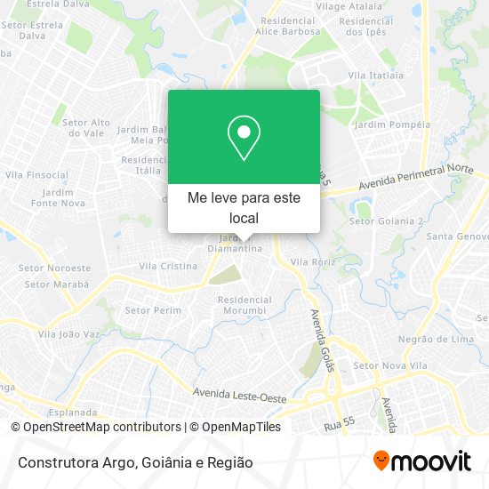 Construtora Argo mapa