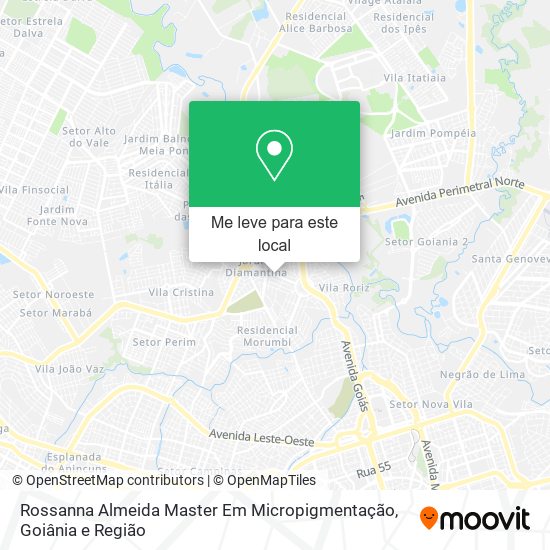 Rossanna Almeida Master Em Micropigmentação mapa