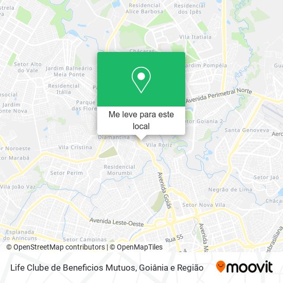 Life Clube de Beneficios Mutuos mapa