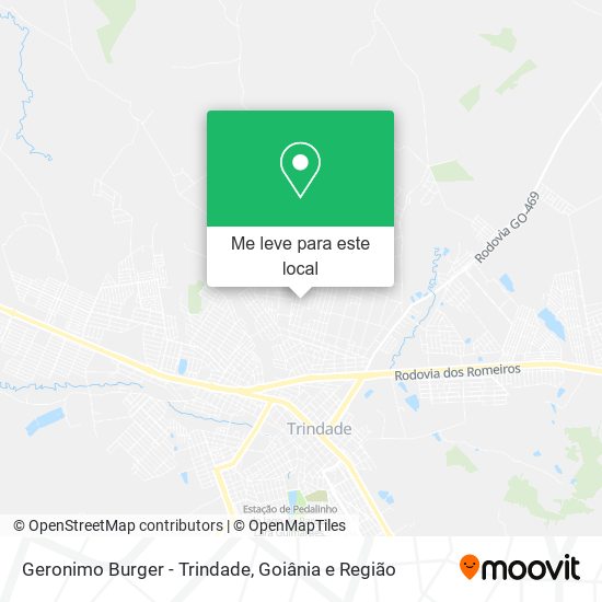 Geronimo Burger - Trindade mapa