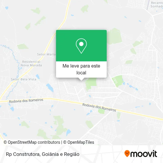 Rp Construtora mapa