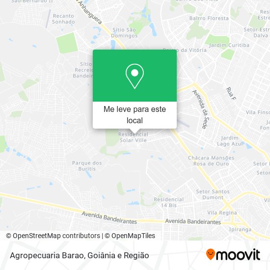 Agropecuaria Barao mapa