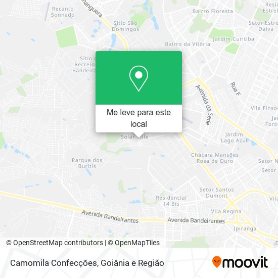 Camomila Confecções mapa