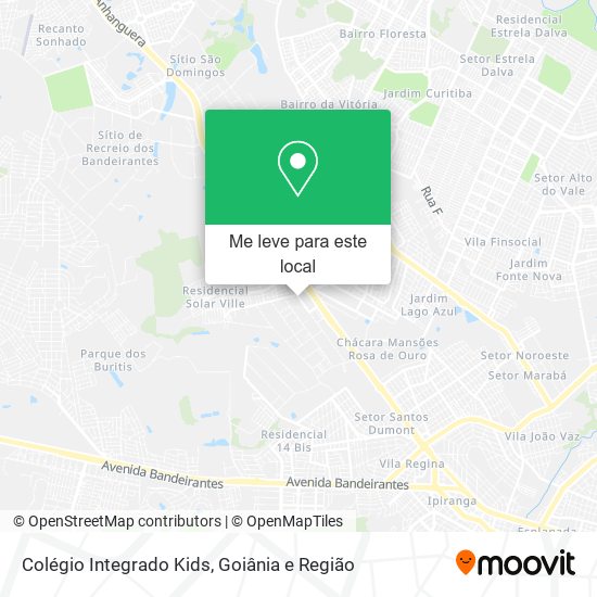 Colégio Integrado Kids mapa