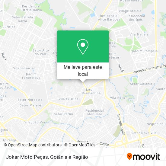 Jokar Moto Peças mapa