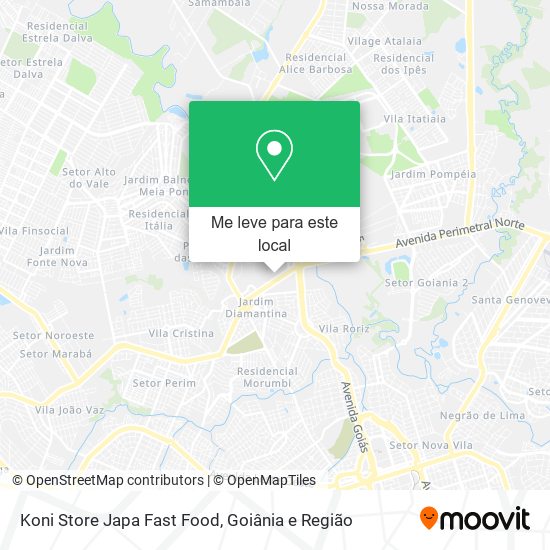 Koni Store Japa Fast Food mapa