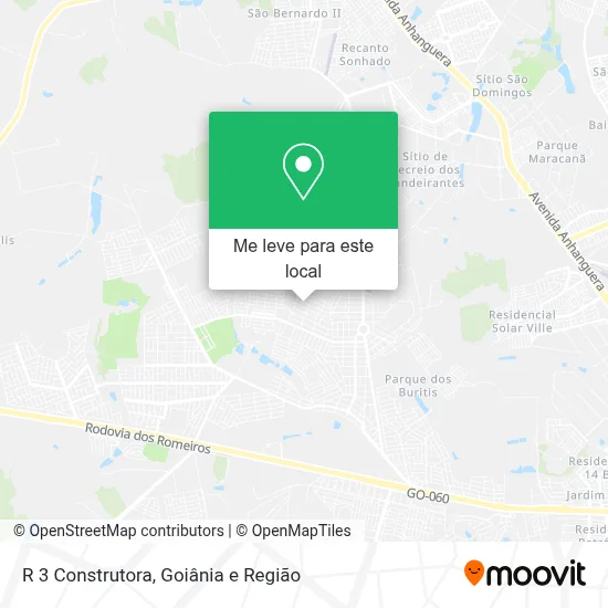 R 3 Construtora mapa
