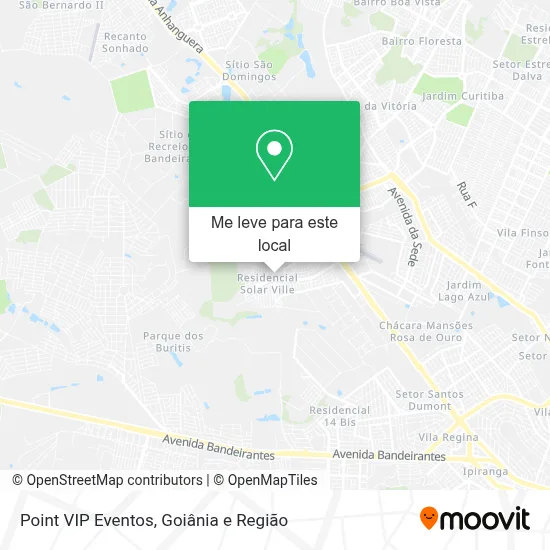Point VIP Eventos mapa