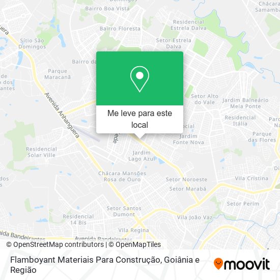 Flamboyant Materiais Para Construção mapa