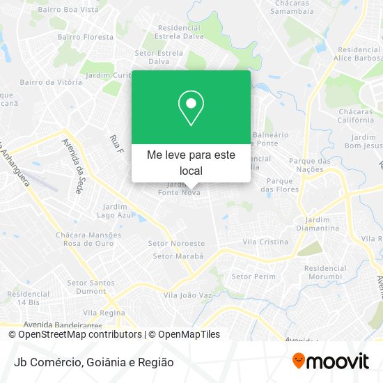 Jb Comércio mapa