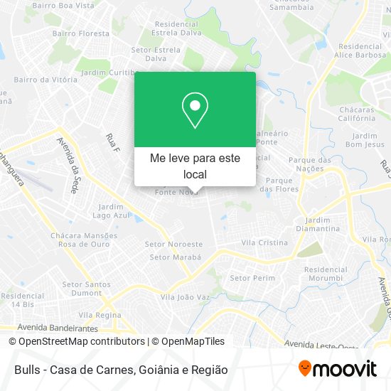 Bulls - Casa de Carnes mapa