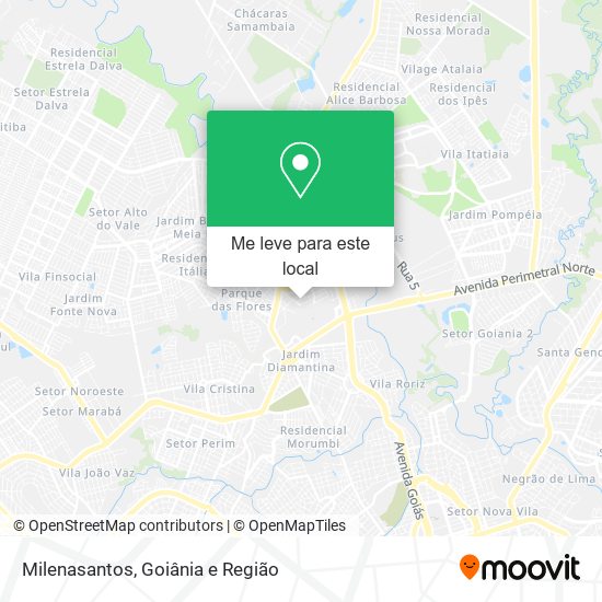 Milenasantos mapa