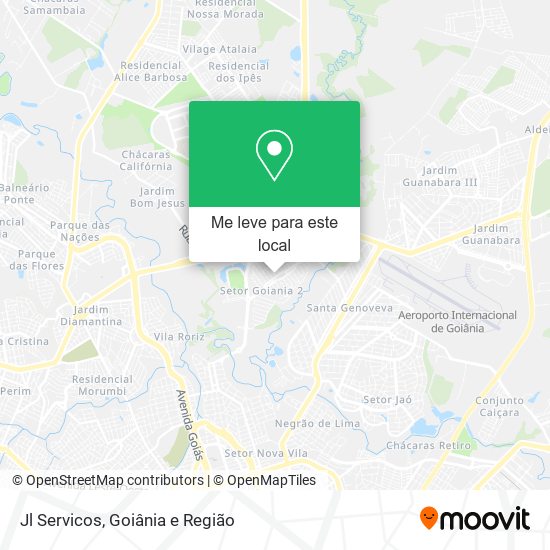Jl Servicos mapa