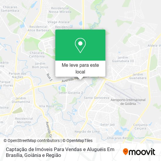 Captação de Imóveis Para Vendas e Aluguéis Em Brasília mapa