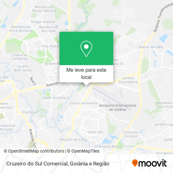 Cruzeiro do Sul Comercial mapa