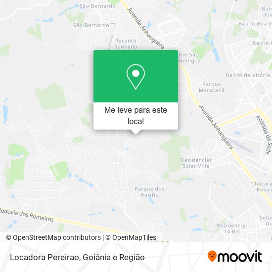 Locadora Pereirao mapa