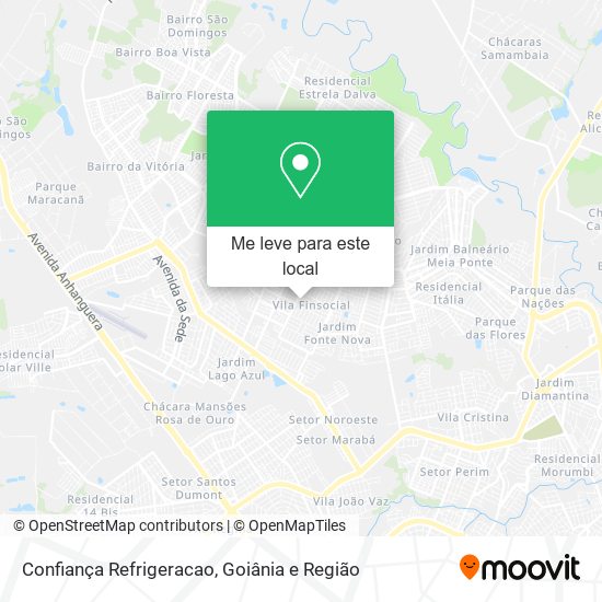 Confiança Refrigeracao mapa