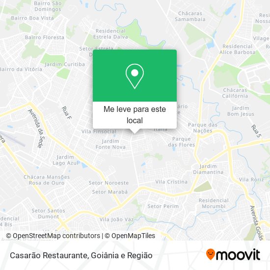 Casarão Restaurante mapa