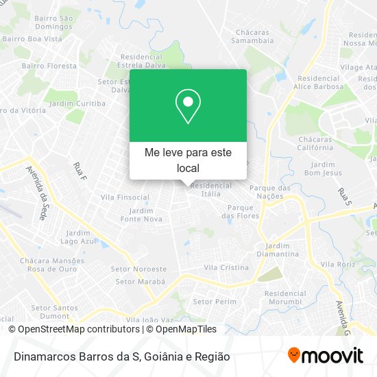 Dinamarcos Barros da S mapa