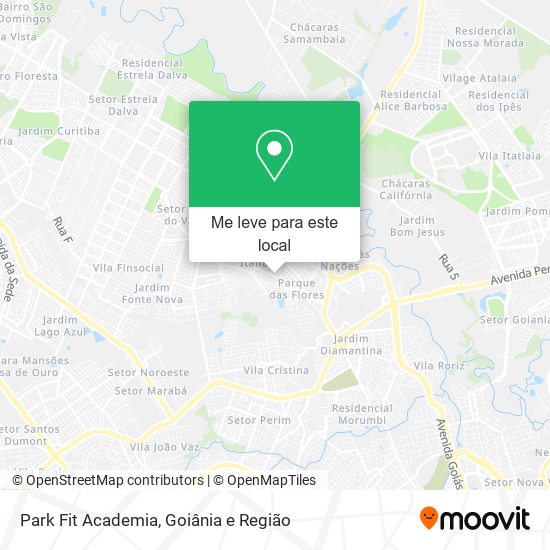 Park Fit Academia mapa