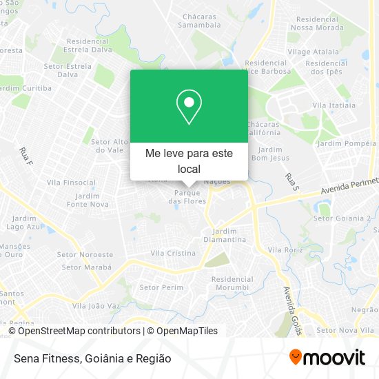 Sena Fitness mapa