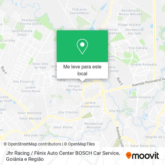 Jhr Racing / Fênix Auto Center BOSCH Car Service mapa