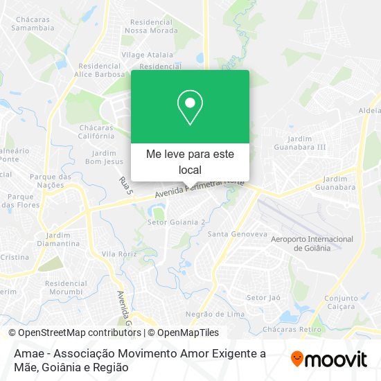 Amae - Associação Movimento Amor Exigente a Mãe mapa