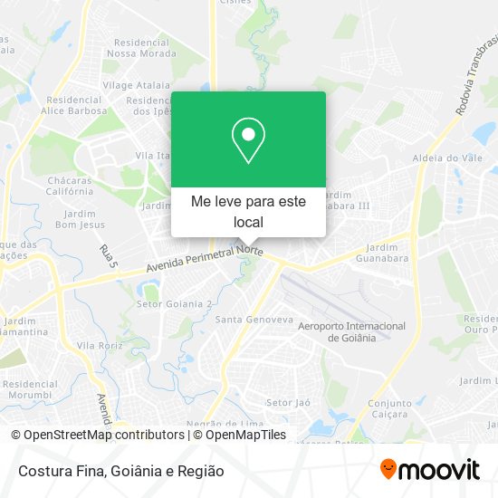 Costura Fina mapa