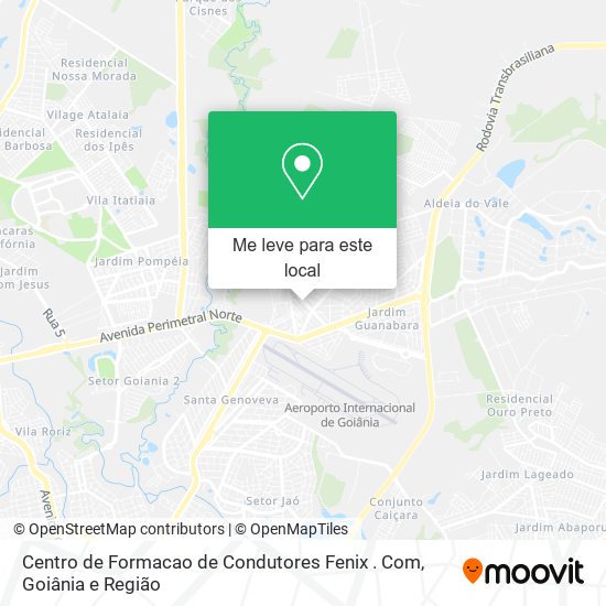 Centro de Formacao de Condutores Fenix . Com mapa