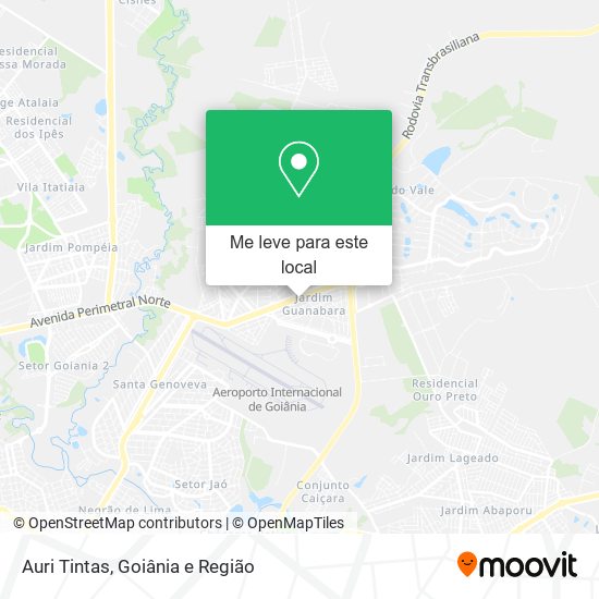 Auri Tintas mapa