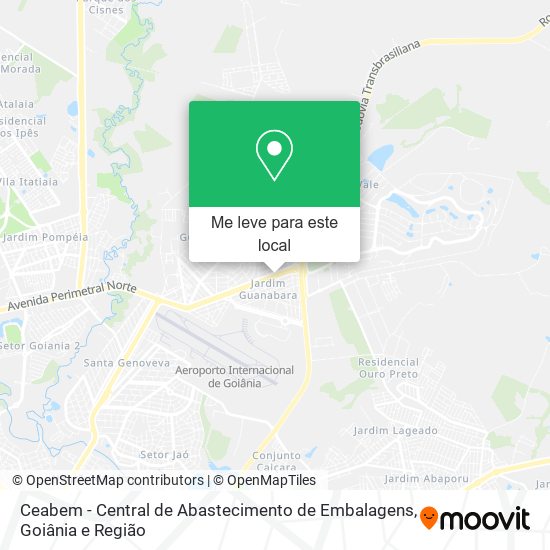 Ceabem - Central de Abastecimento de Embalagens mapa
