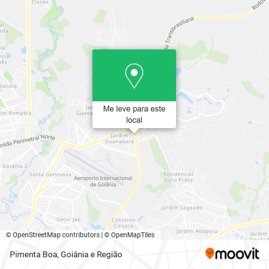 Pimenta Boa mapa