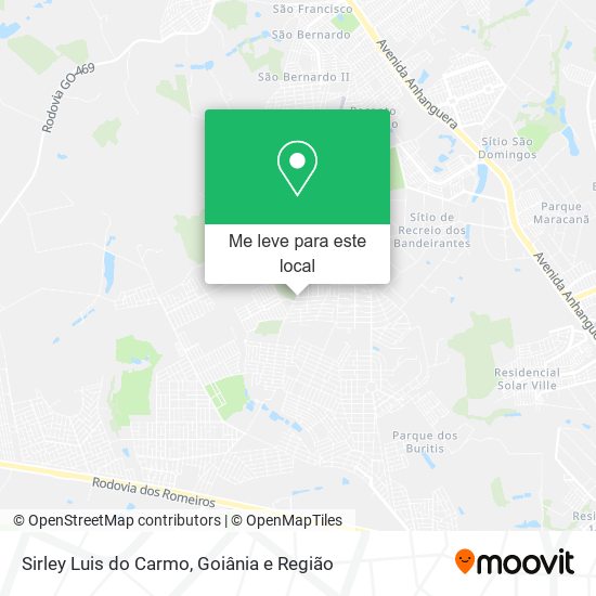 Sirley Luis do Carmo mapa
