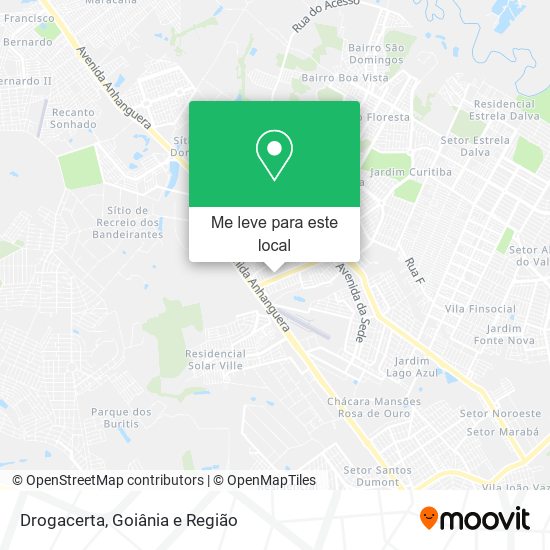 Drogacerta mapa