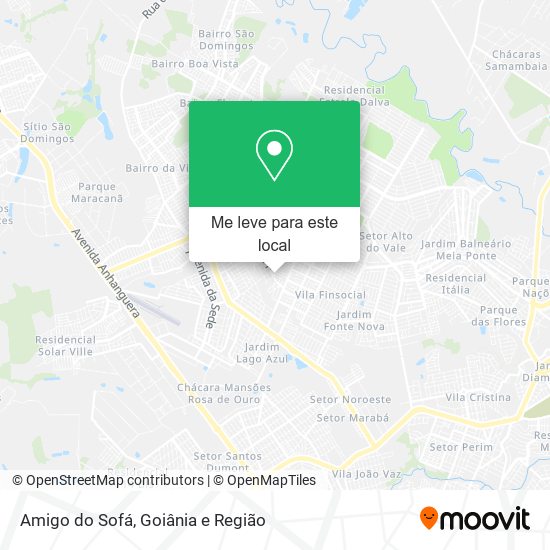 Amigo do Sofá mapa