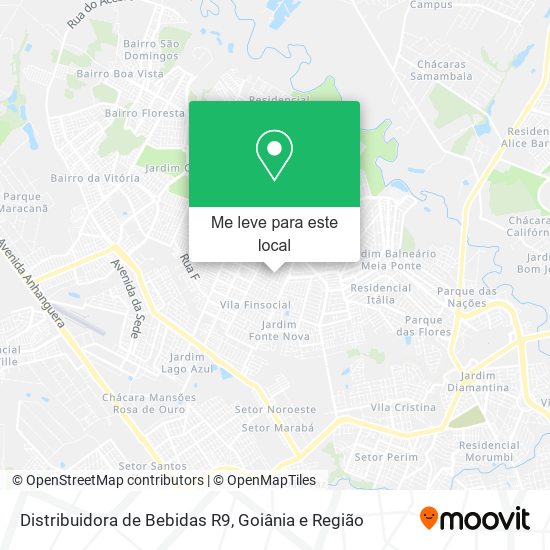 Distribuidora de Bebidas R9 mapa