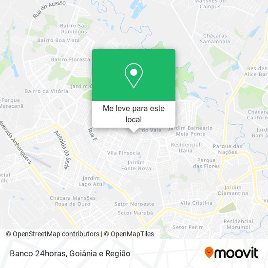 Banco 24horas mapa