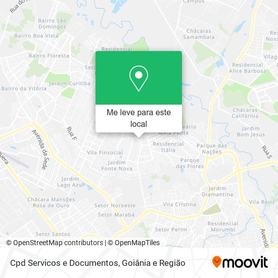 Cpd Servicos e Documentos mapa