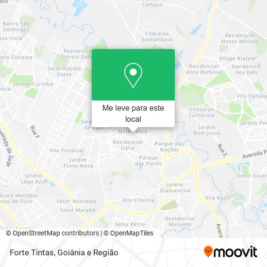 Forte Tintas mapa