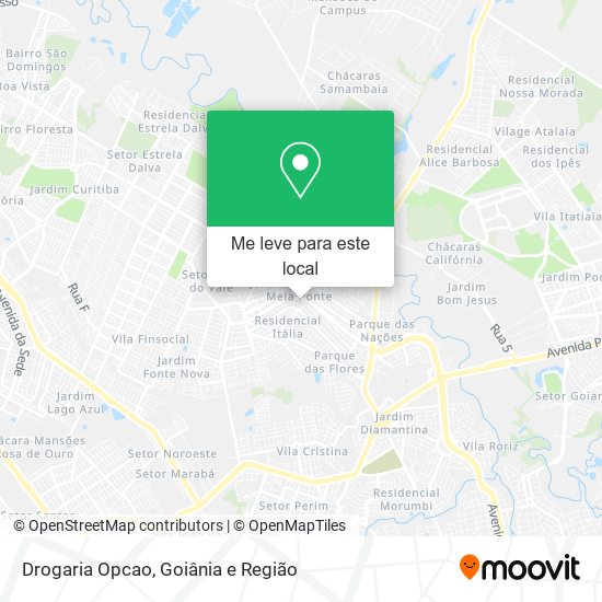 Drogaria Opcao mapa