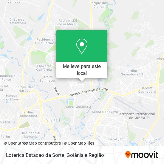 Loterica Estacao da Sorte mapa